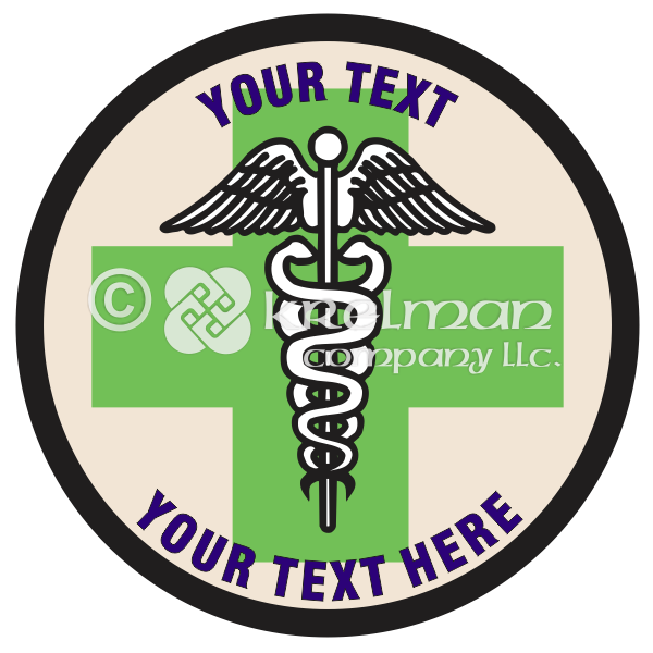 k1711-First-Aid-Green-Cross-And-Caduceus